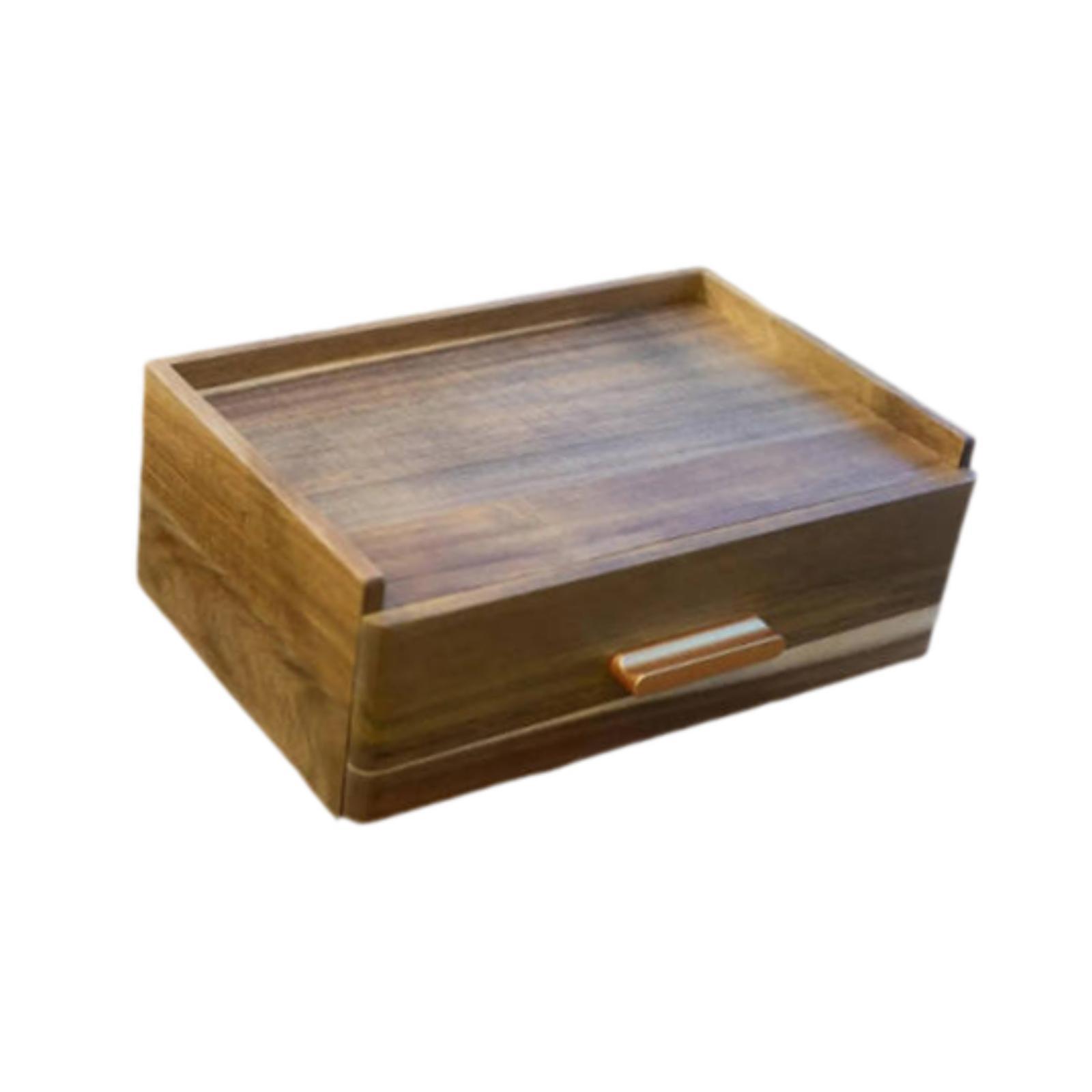 Men Accessories Drawer - Wood Tea Bag Organizer Tea Station