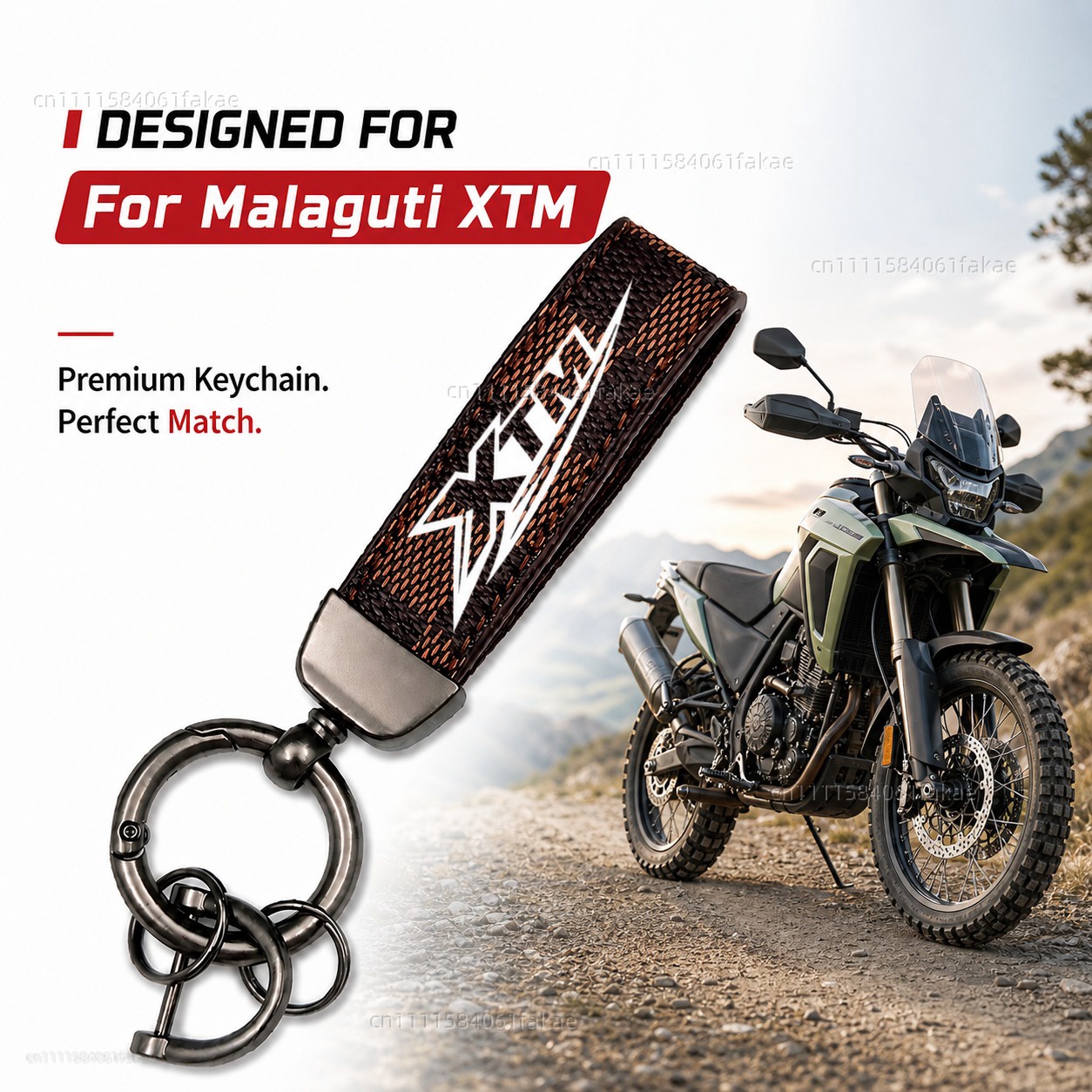 Men'S Accessories Rings - For Malaguti XTM 2008-2024 Motorcycle Keychain