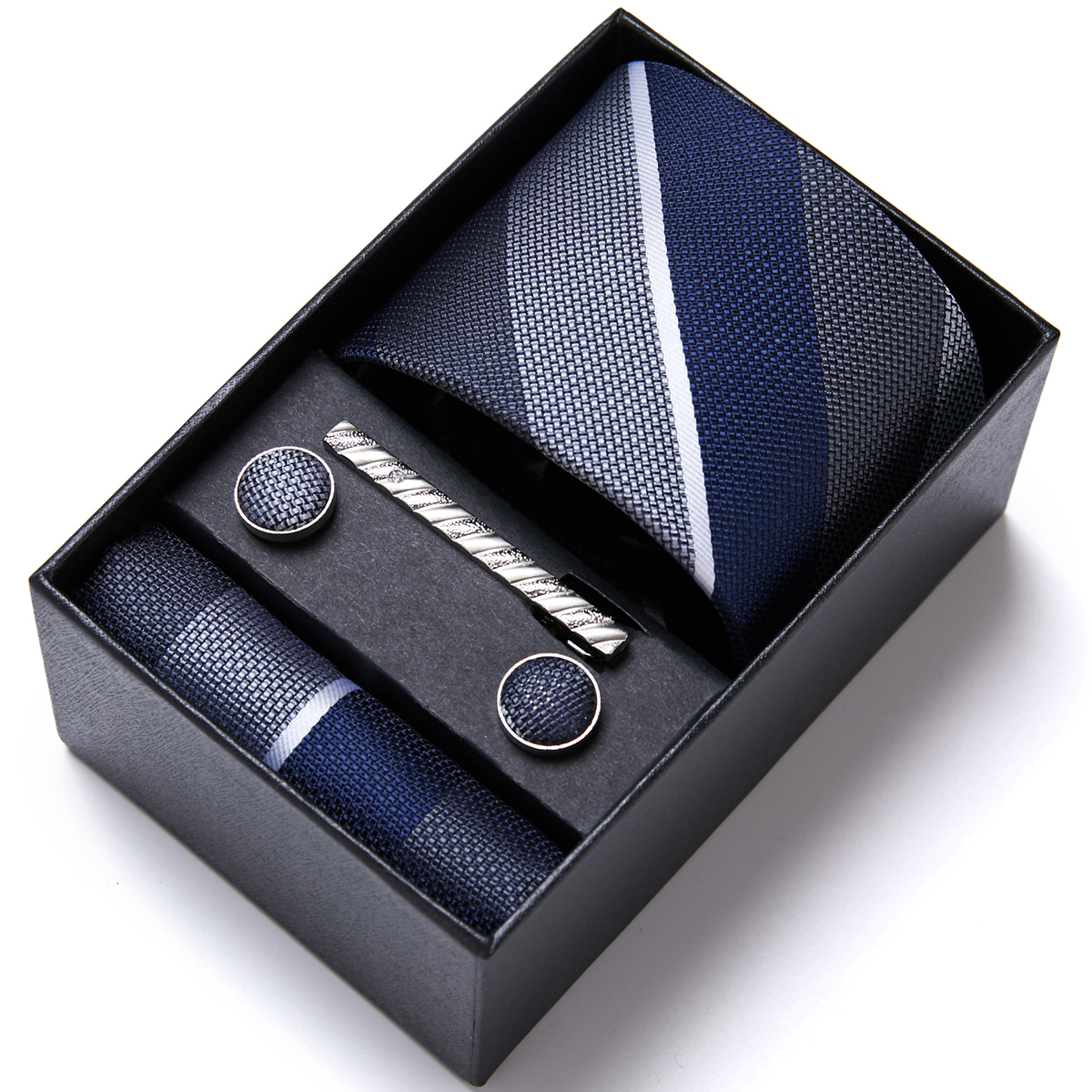 Men'S Accessories Gift Set Branded - Hot Sale Brand Tie Handkerchief Cufflink