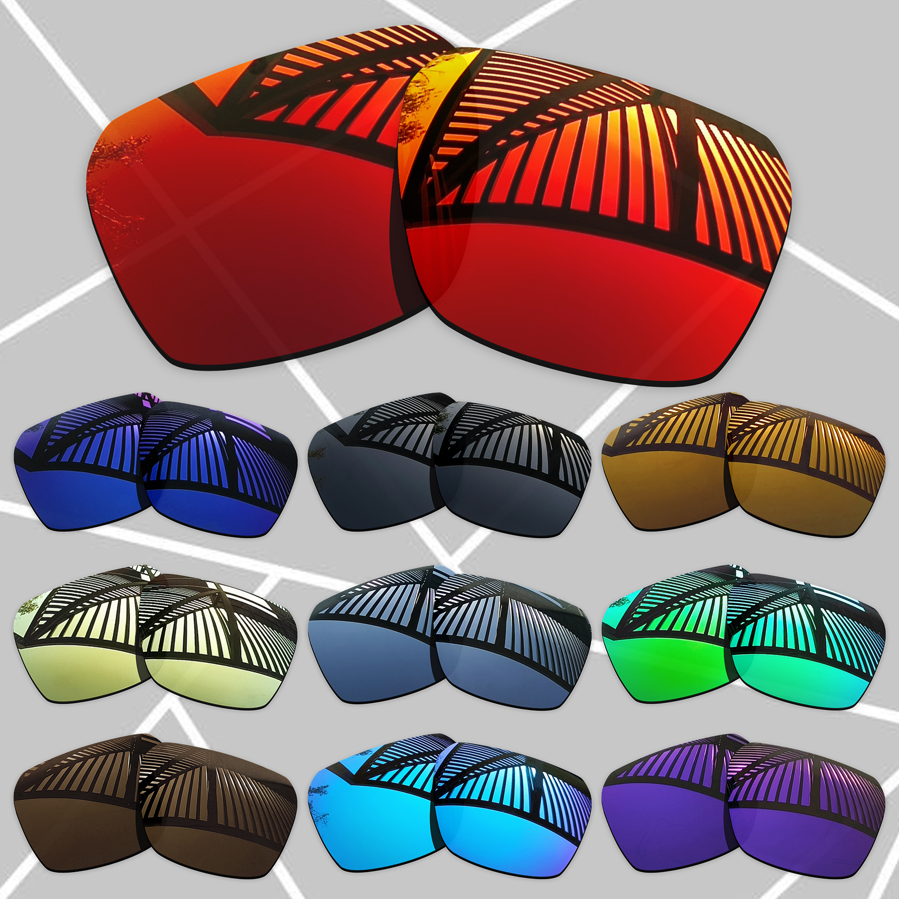 Men'S Accessories Emporio Armani - E.O.S Polarized Enhanced Replacement Lenses Compatible