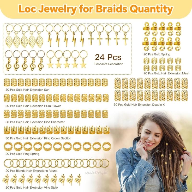 Men'S Accessories Rings - X5XA 275pcs Adjustable Hair Accessories Set