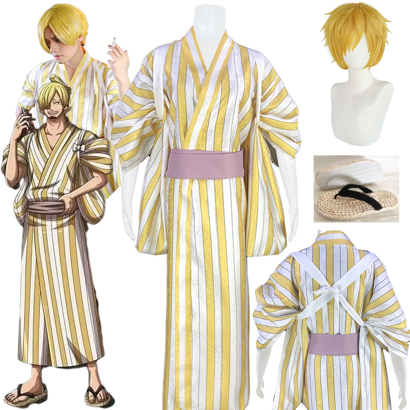 Men'S Kimono Accessories - Anime Wano Country Vinsmoke Man Sanji