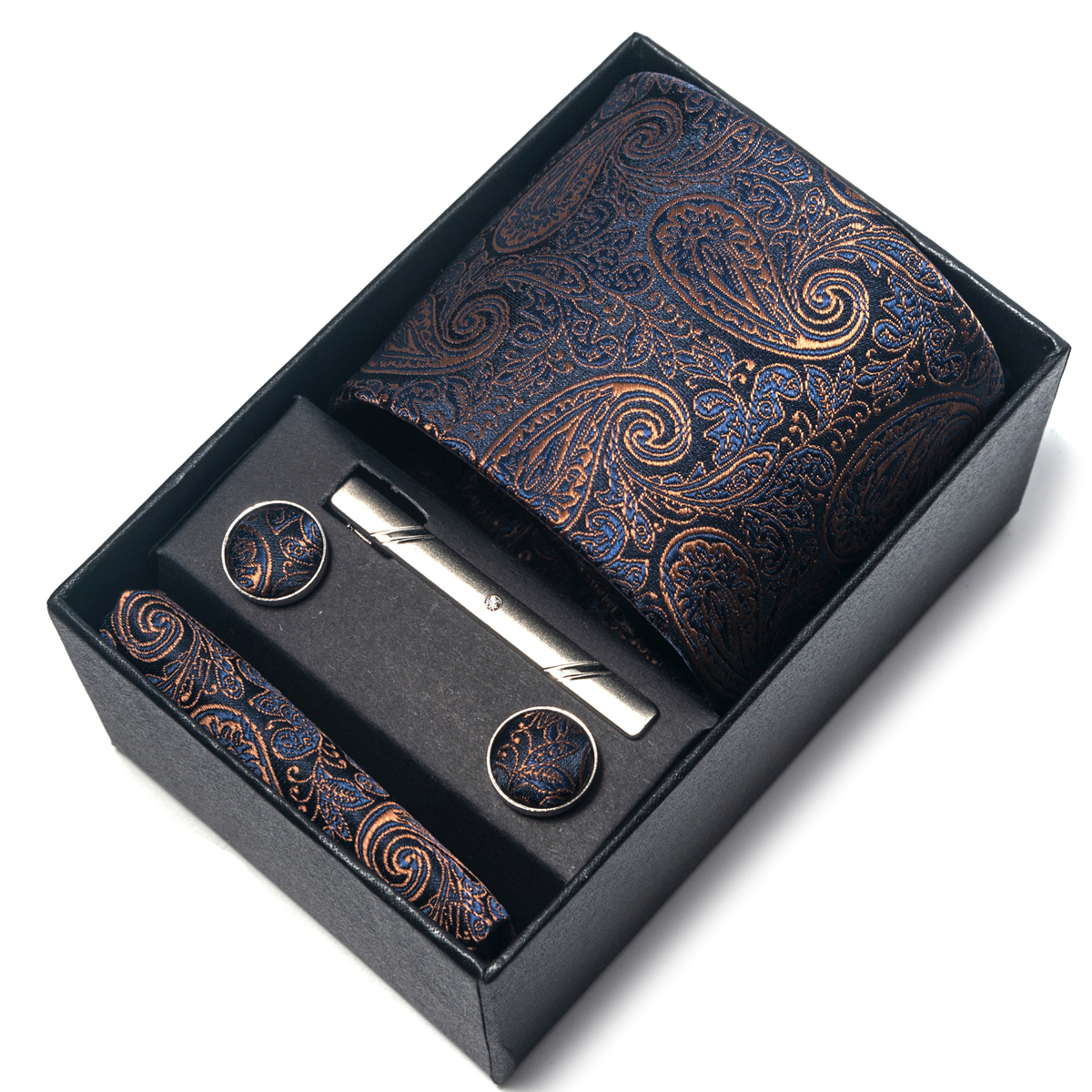 Brand Silk Tie Men Wedding Gif - Men'S Accessories Gift Set Branded review and price