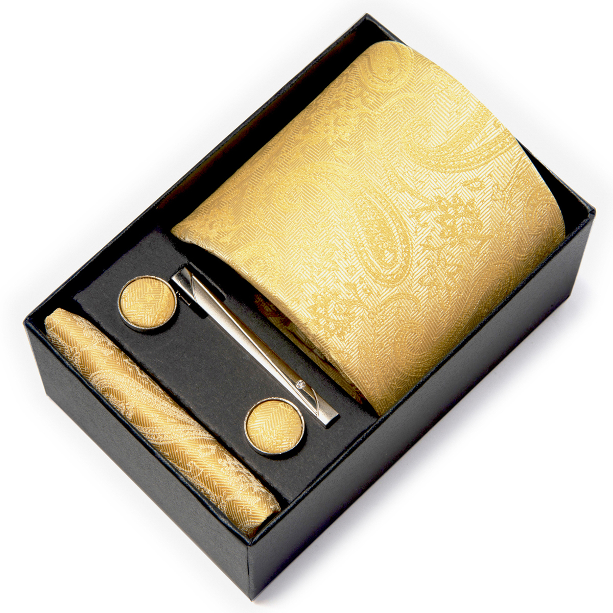Brand Silk Tie Men Wedding Gif - Men'S Accessories Gift Set Branded review and price