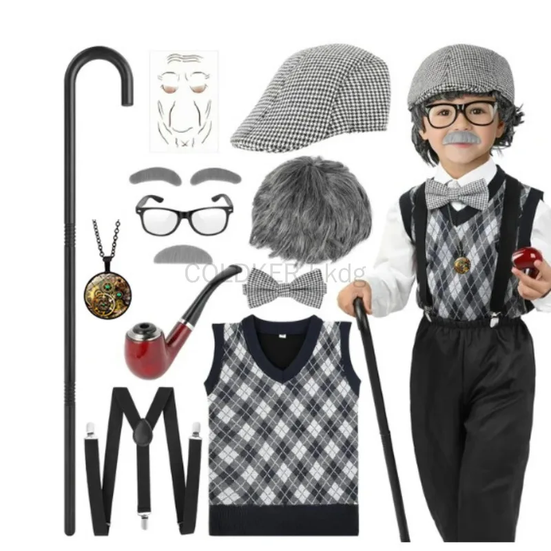 Halloween Festival Old Man Cos - Men'S Accessories In The 1920S review and price