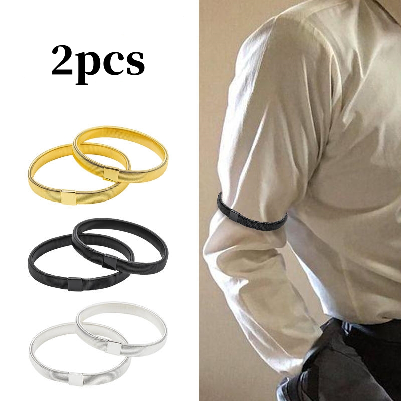 2pcs Men Elasticated Arm Band  - Men'S Accessories Rings review and price