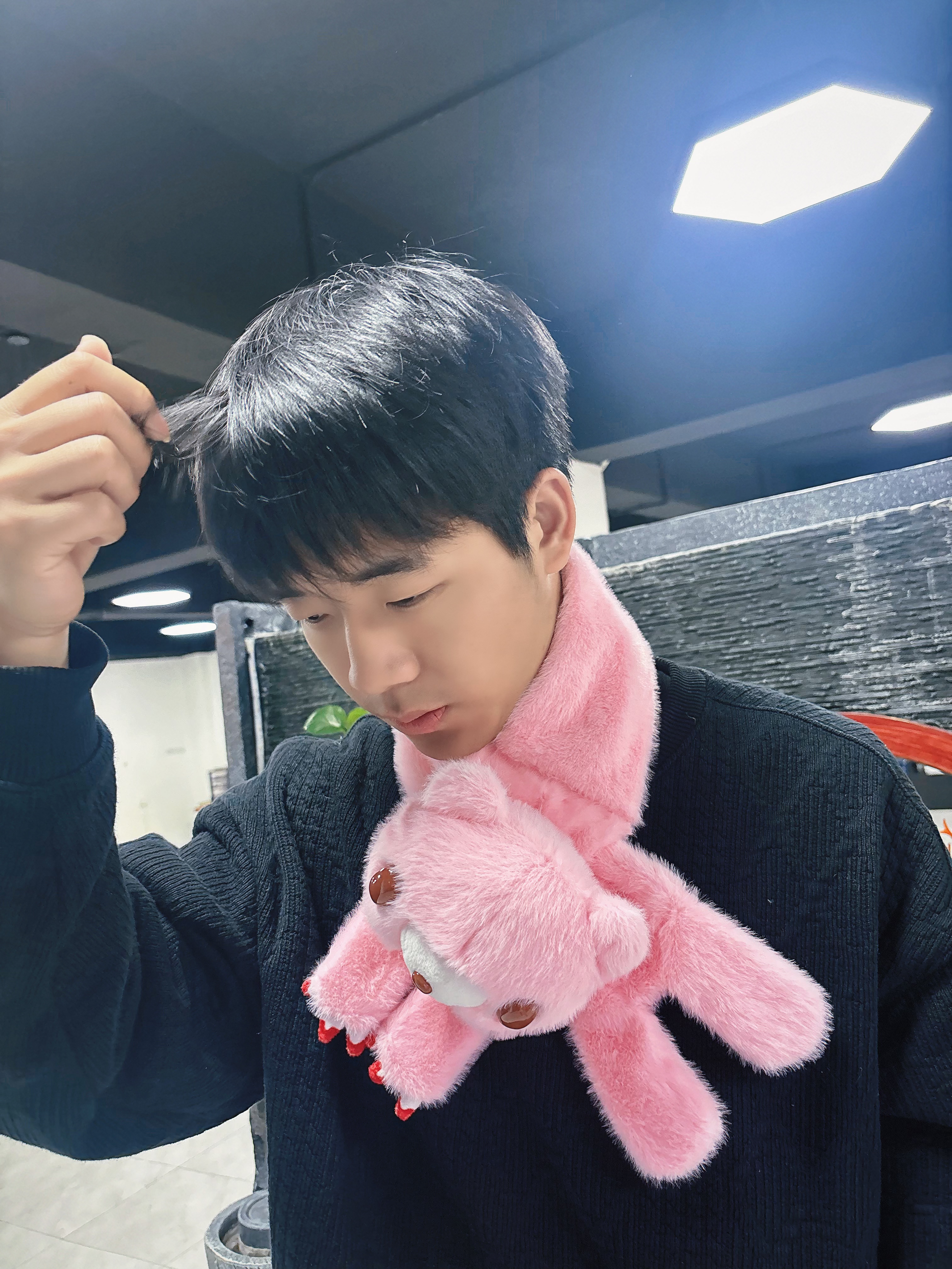 Cute Bear Plush Scarf Cute Blo - Men'S Accessories Rings review and price
