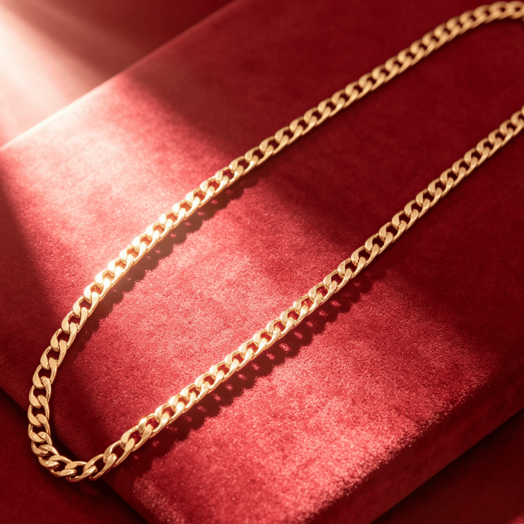 Hot luxury 18K gold Lucky 8MM  - Men'S Accessories Affordable review and price