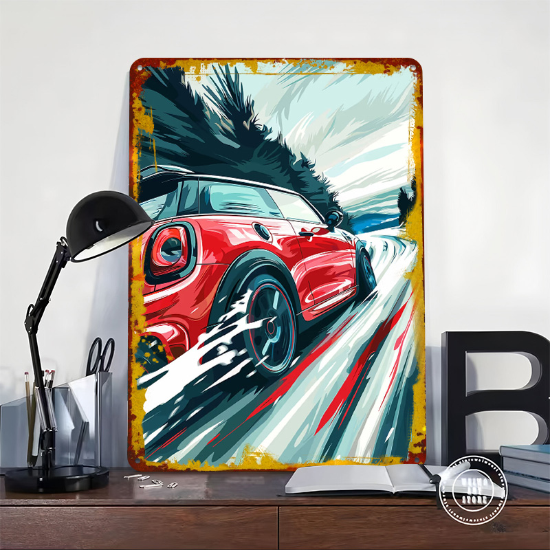 Red UK Car Cooper Racing Metal - Men'S Accessories Uk review and price