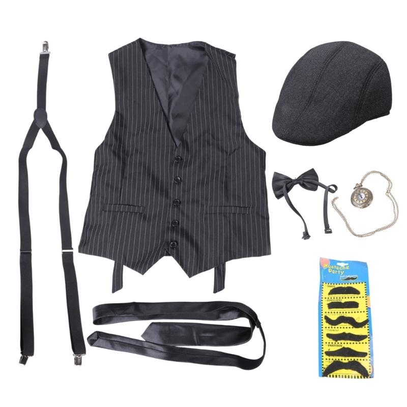39BD 1920s Mens Costume,Roarin - Men'S Accessories In The 1920S review and price