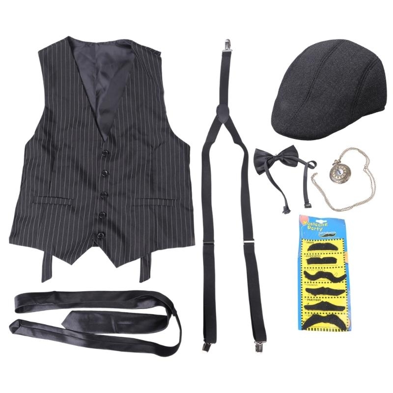39BD 1920s Mens Costume,Roarin - Men'S Accessories In The 1920S review and price
