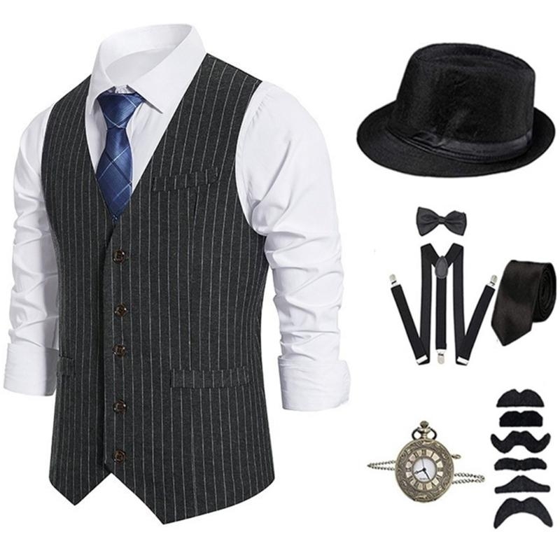 39BD 1920s Mens Costume,Roarin - Men'S Accessories In The 1920S review and price
