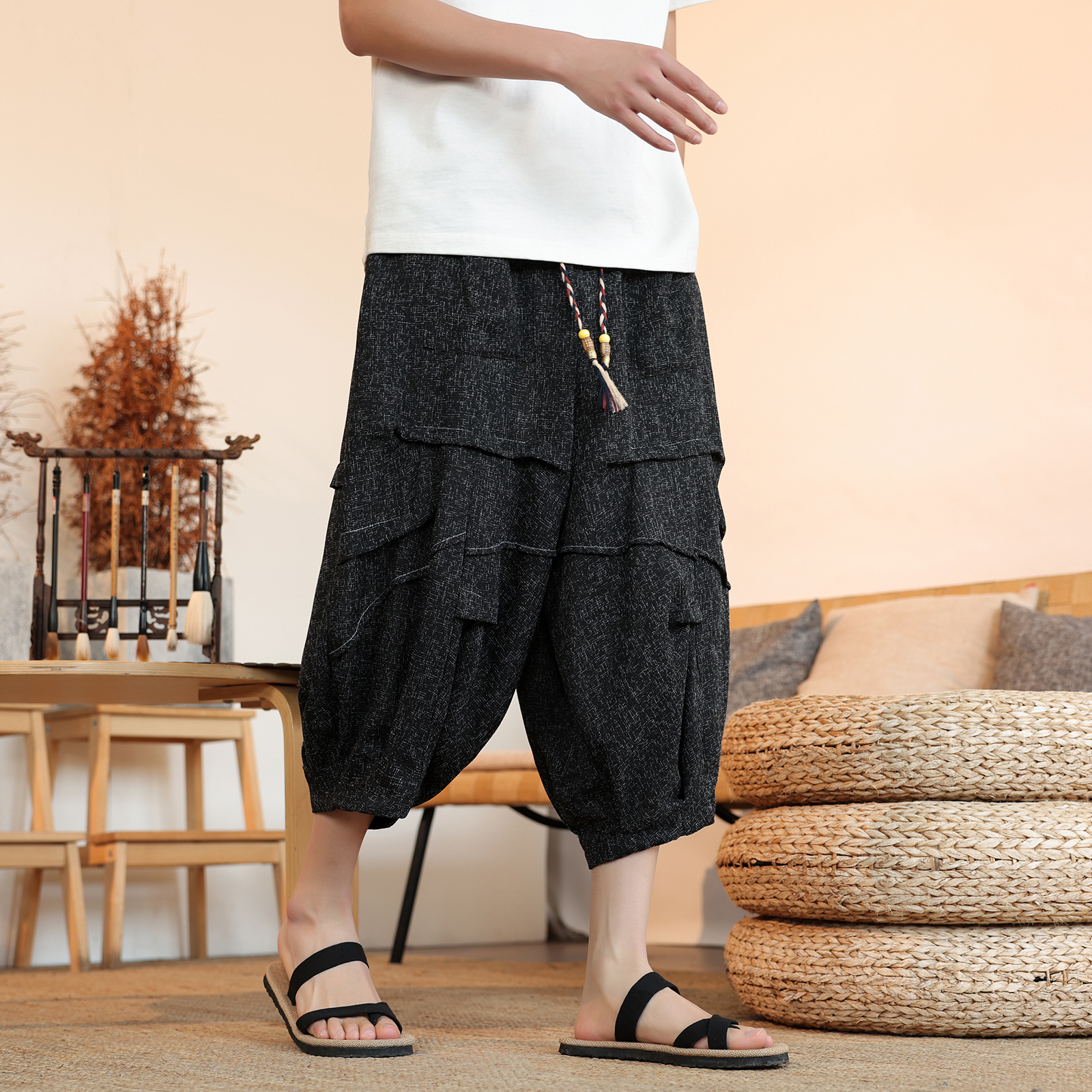 Summer Lantern Pants Men Japan - Men'S Kimono Accessories review and price