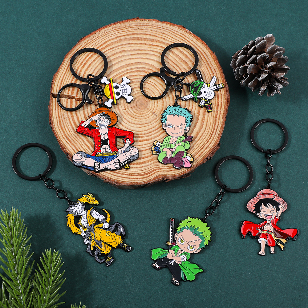 One Piece Anime Keychain Featu - Men'S Accessories Rings review and price