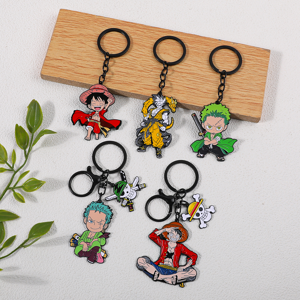 One Piece Anime Keychain Featu - Men'S Accessories Rings review and price