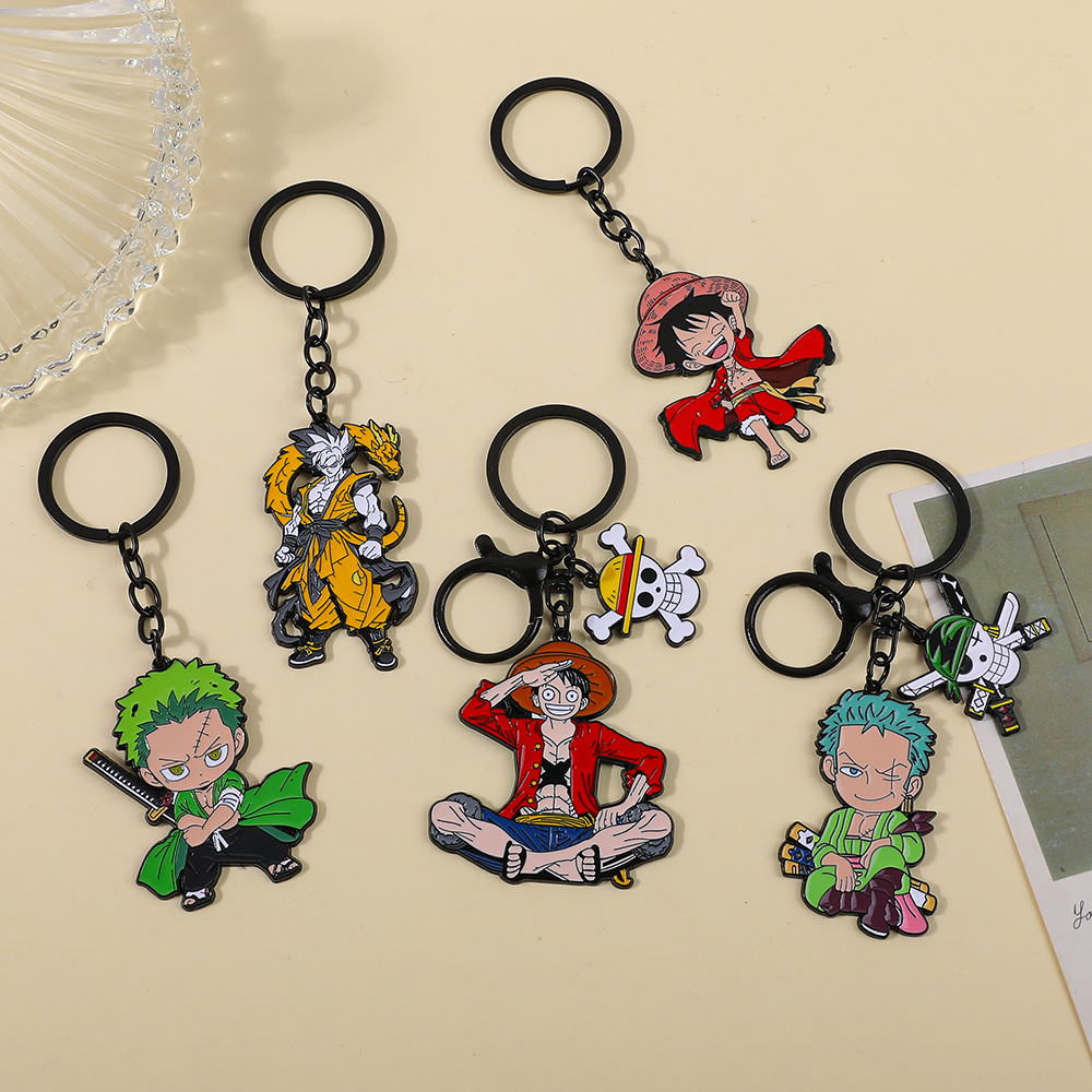One Piece Anime Keychain Featu - Men'S Accessories Rings review and price
