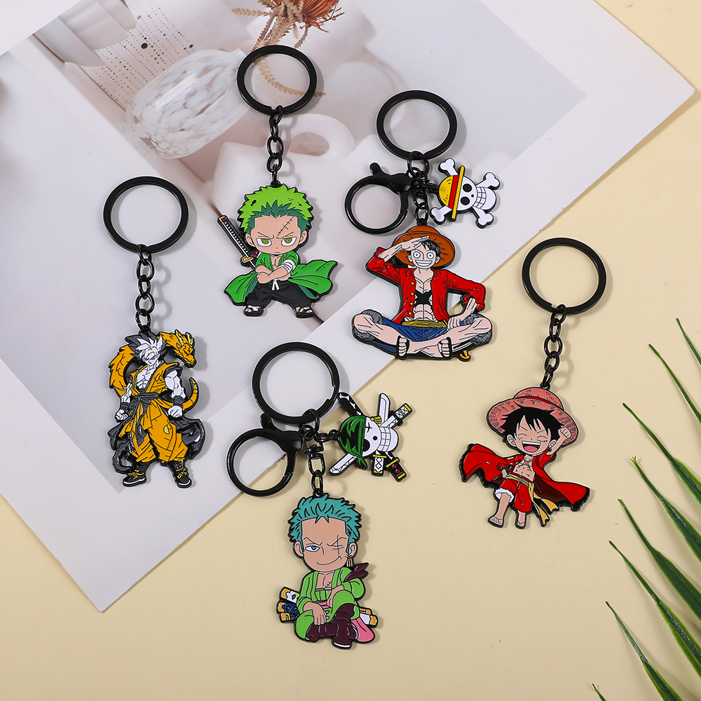 One Piece Anime Keychain Featu - Men'S Accessories Rings review and price