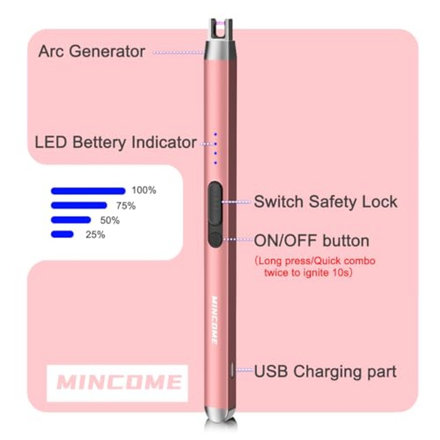 Candle Lighter Electric Rechar - Lighter Windproof review and price